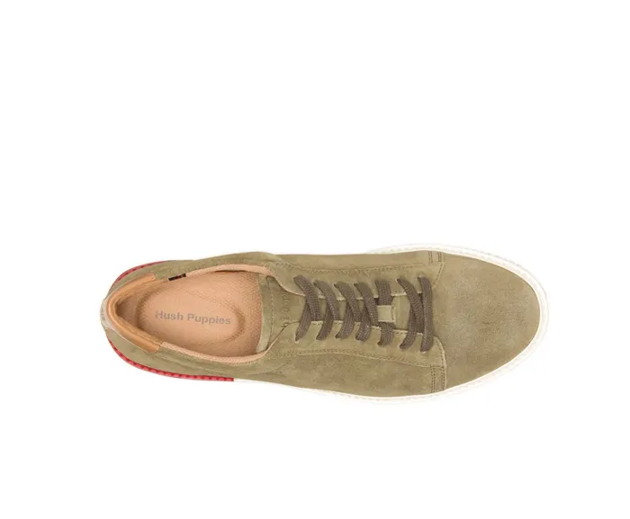 Sneakers Heath Sneaker Olive Suede 8211 Hush Puppies Men