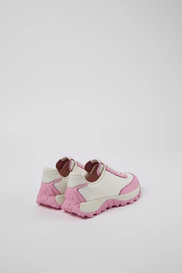Sneakers Kids Camper Drift Trail White TextileLeather Sneaker