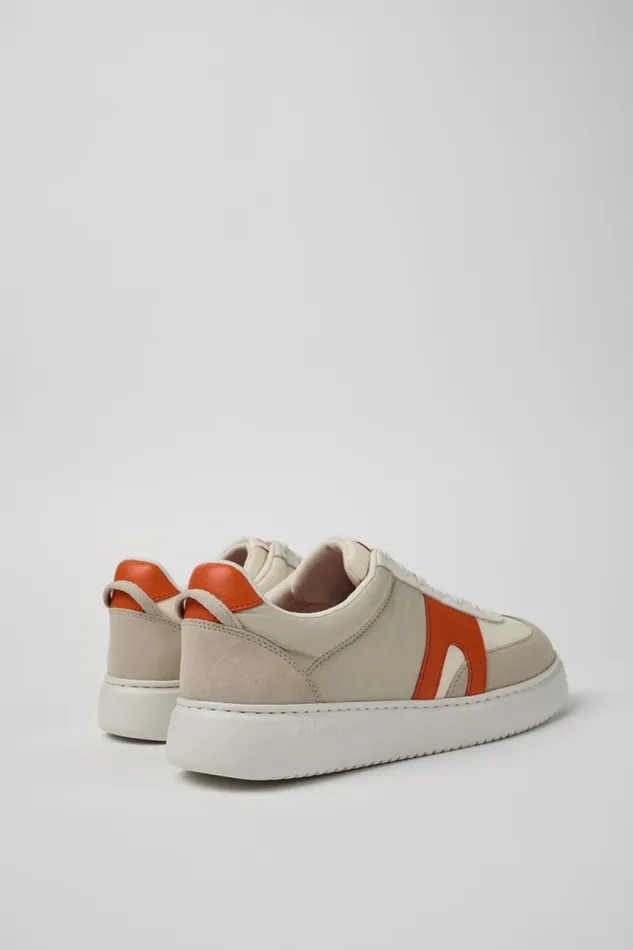 Sneakers Men Camper Runner K21 WhiteGray Textile And Nubuck Sneakers
