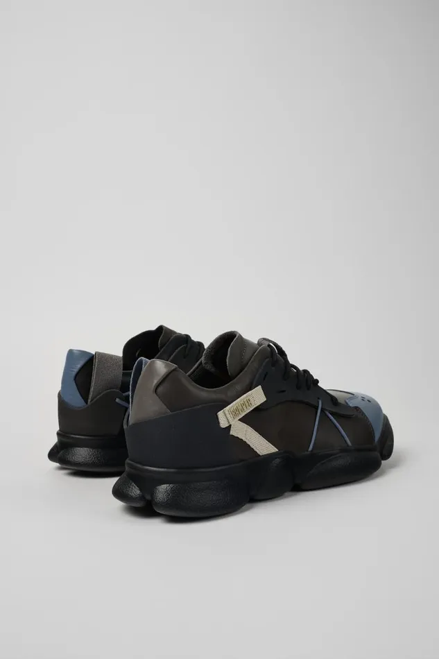 Sneakers Men Camper Twins Multicolored Leather And Textile Sneakers Sneakers Men Camper Twins Multicolored Leather And Textile Sneakers