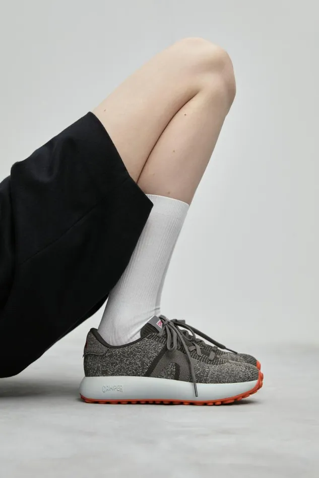 Sneakers Women Camper Pelotas Athens Gray Textile Sneaker Sneakers Women Camper Pelotas Athens Gray Textile Sneaker