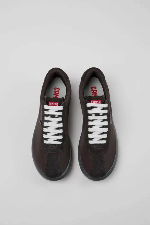 Sneakers Women Camper Pelotas XLite Gray Recycled PET And Nubuck Sneakers Sneakers Women Camper Pelotas XLite Gray Recycled PET And Nubuck Sneakers