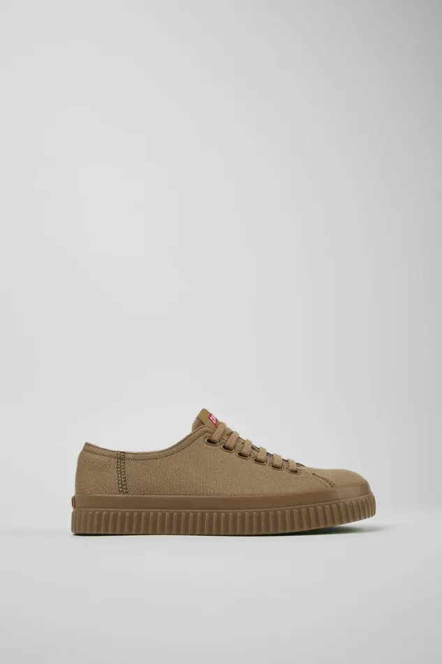 Sneakers Women Camper Peu Roda Brown Textile Shoes Sneakers Women Camper Peu Roda Brown Textile Shoes