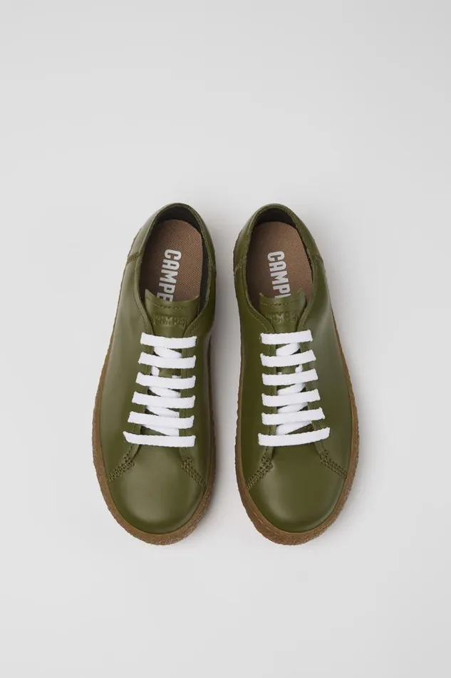 Sneakers Women Camper Peu Terreno Green Leather Sneaker Sneakers Women Camper Peu Terreno Green Leather Sneaker