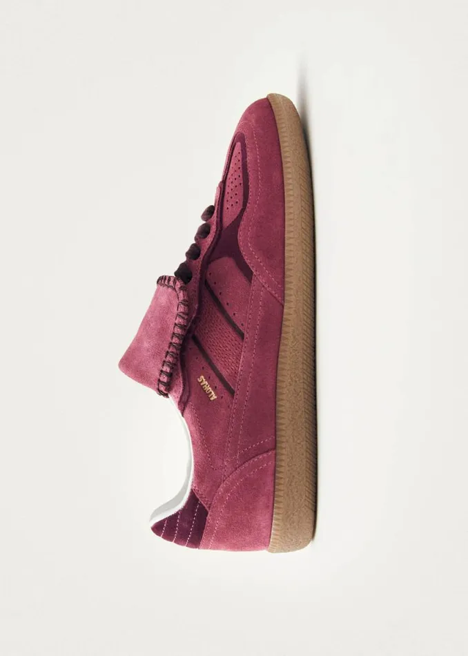 Sneakers WomenMen ALOHAS Tb490 Club Suede Raspberry Leather Sneakers