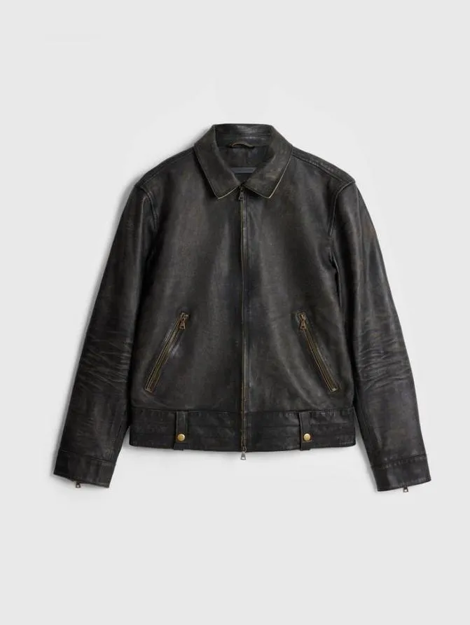 SORCHA JACKET Brown Clothing John Varvatos Leather Jackets