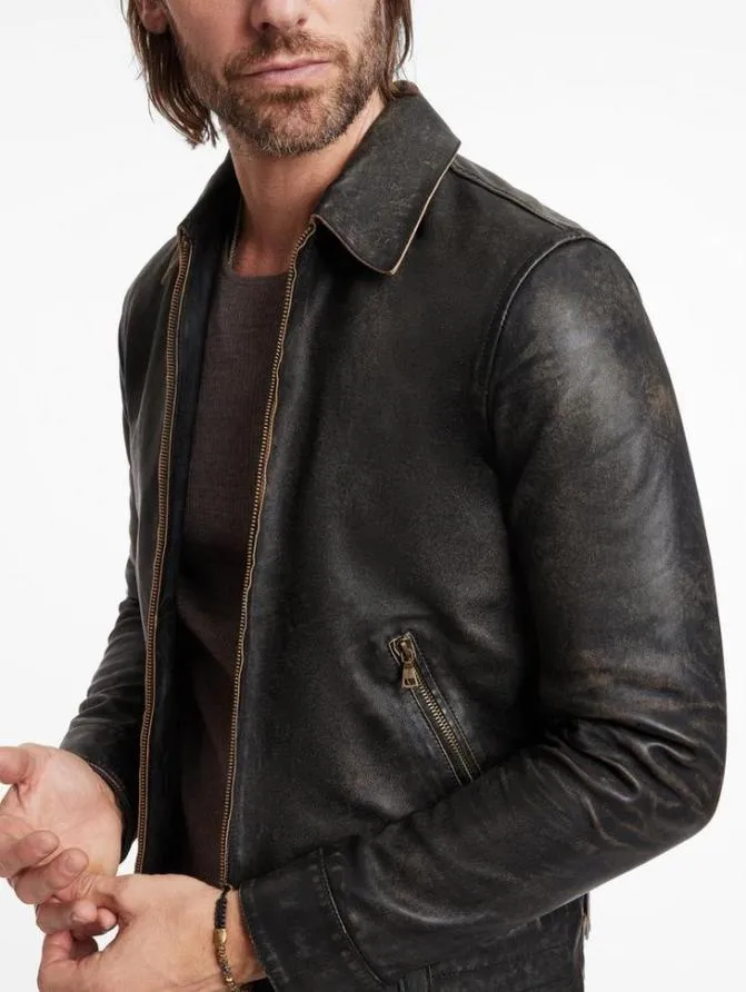 SORCHA JACKET Brown Clothing John Varvatos Leather Jackets