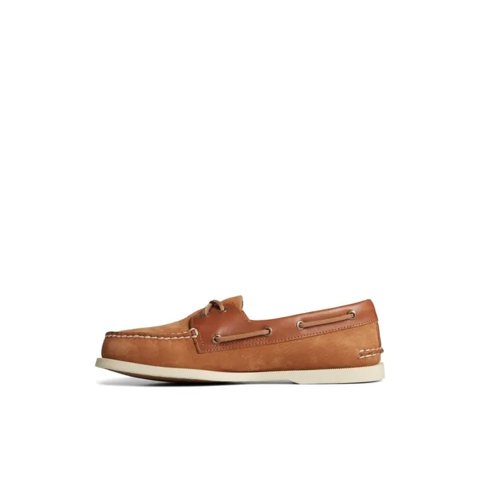 Sperry Authentic Original Nubuck Boat Shoe Medium Beige Men Boat Shoes