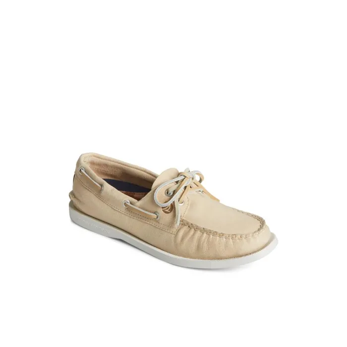 Sperry Authentic Original TwoTone Boat Shoe White Women Boat Shoes