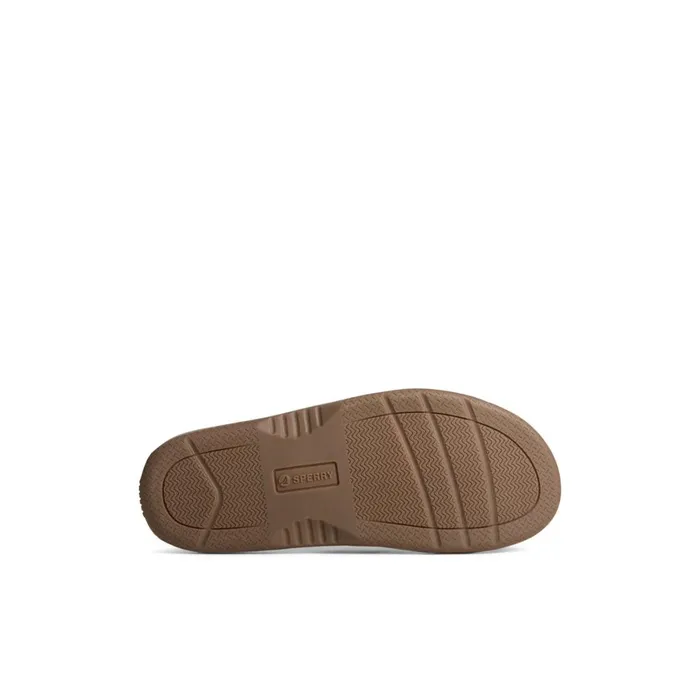 Sperry Baitfish Leather Flip Flop Medium Beige Men Sandals