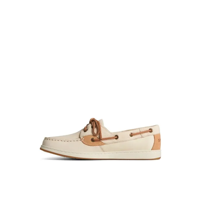 Sperry Coastfish 2Eye Boat Shoe Bone Women Boat Shoes