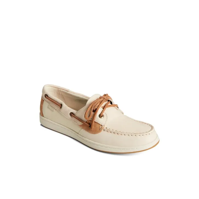 Sperry Coastfish 2Eye Boat Shoe Bone Women Boat Shoes