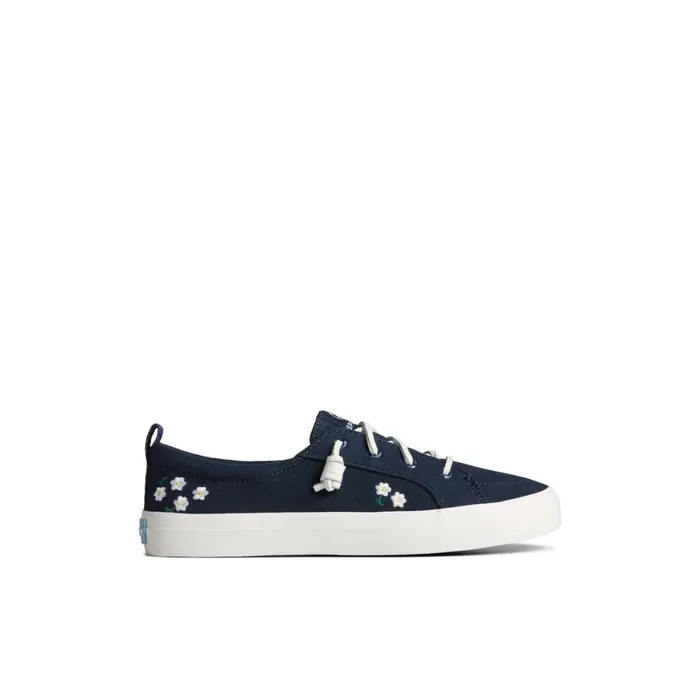 Sperry Crest Vibe Floral Sneaker Navy Women Sneakers