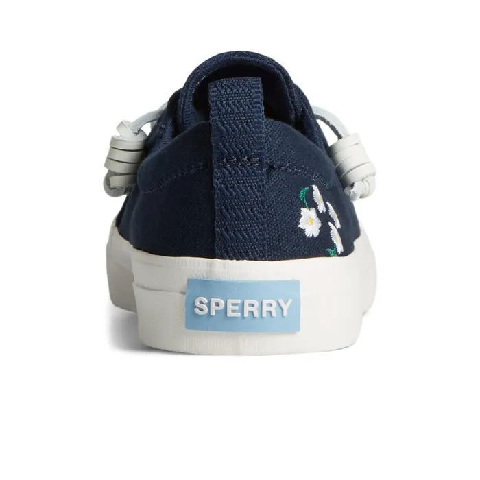 Sperry Crest Vibe Floral Sneaker Navy Women Sneakers