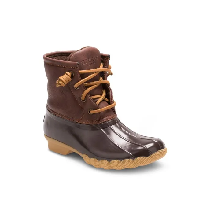 Sperry Saltwater Duck Boot Brown Kids Boots