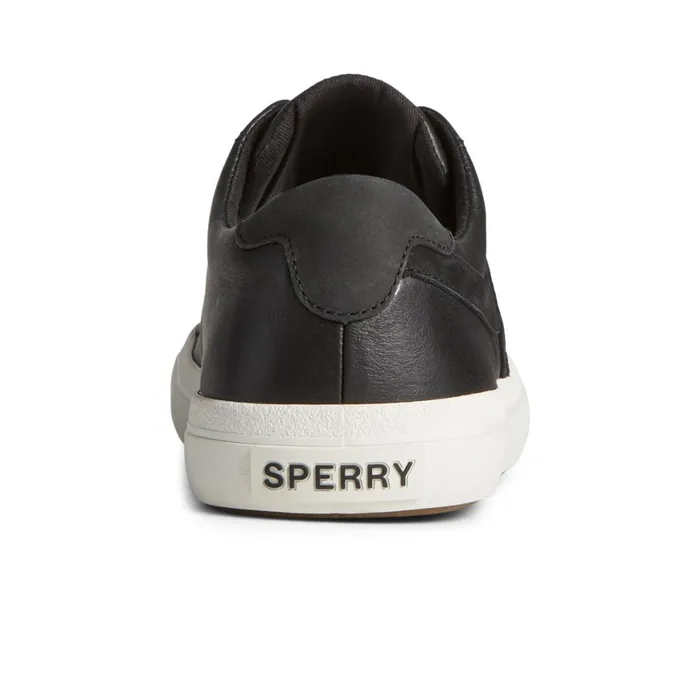 Sperry Sandy Leather Sneaker Black Women Sneakers