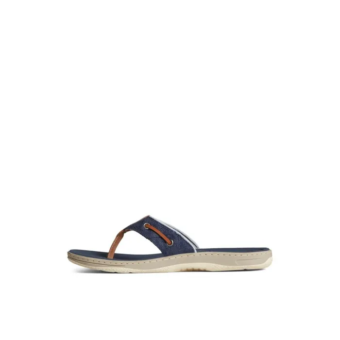 Sperry SeaCycled Baitfish Baja Flip Flop Navy Men Sandals