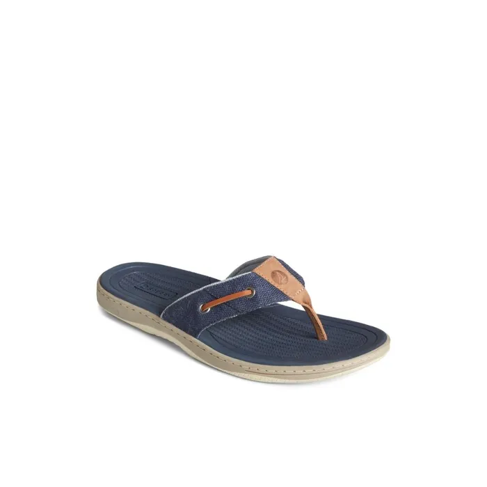 Sperry SeaCycled Baitfish Baja Flip Flop Navy Men Sandals