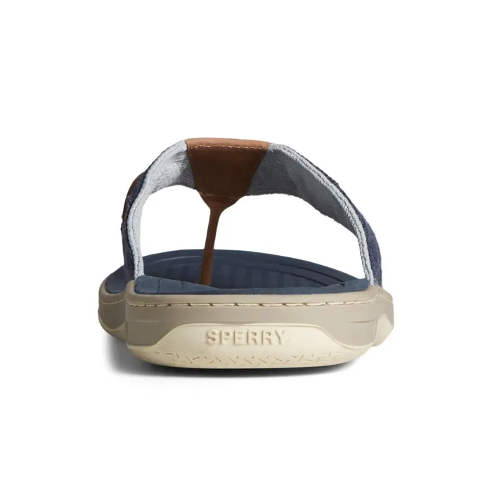 Sperry SeaCycled Baitfish Baja Flip Flop Navy Men Sandals