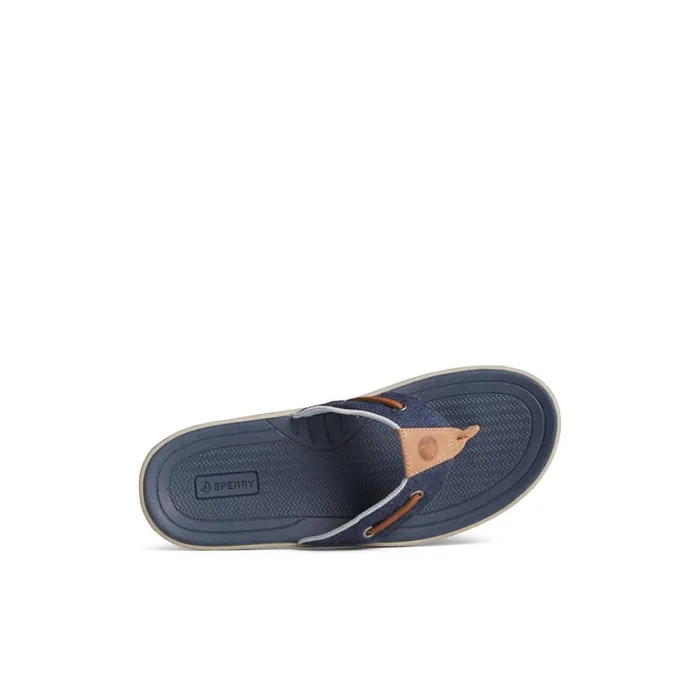 Sperry SeaCycled Baitfish Baja Flip Flop Navy Men Sandals
