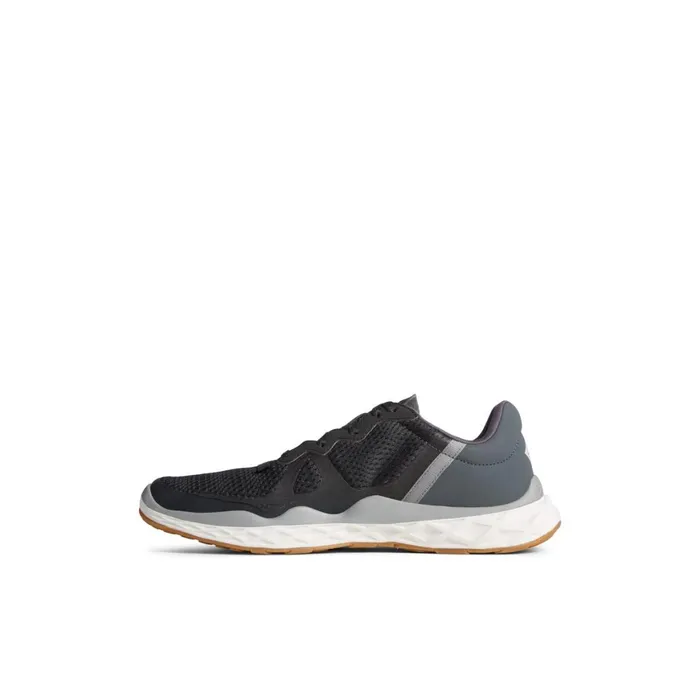 Sperry SeaCycled Headsail Sneaker Black Men Sneakers