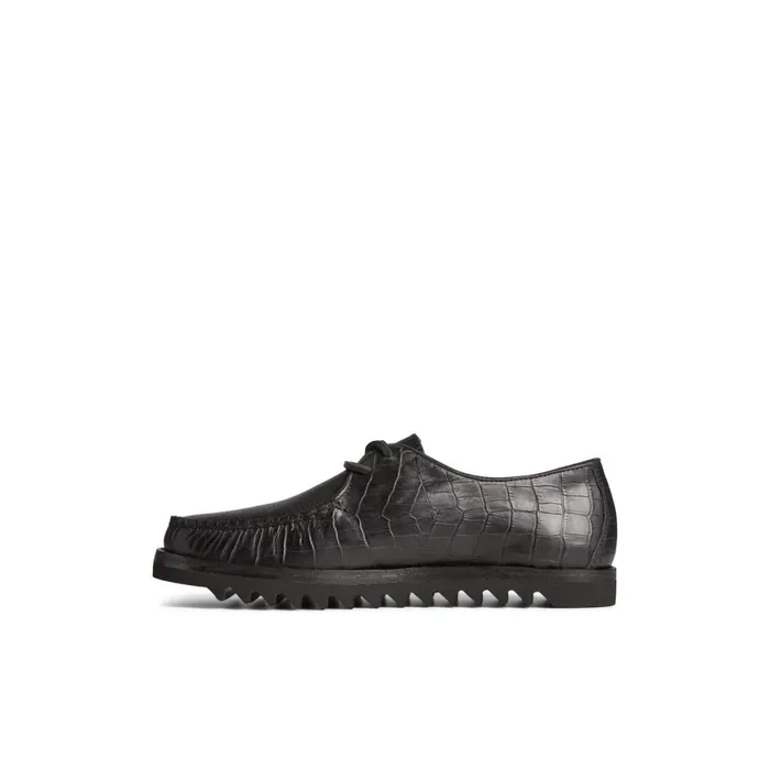 Sperry Unisex Captain x27 s Vibram Oxford Black Men Loafers and Oxfords