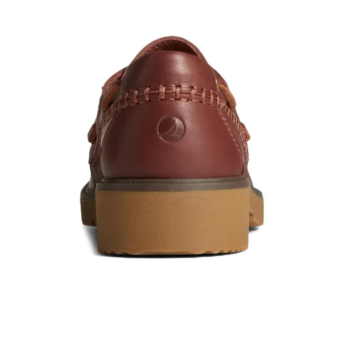 Sperry Wells Boat Shoes Bordo Women Boat Shoes
