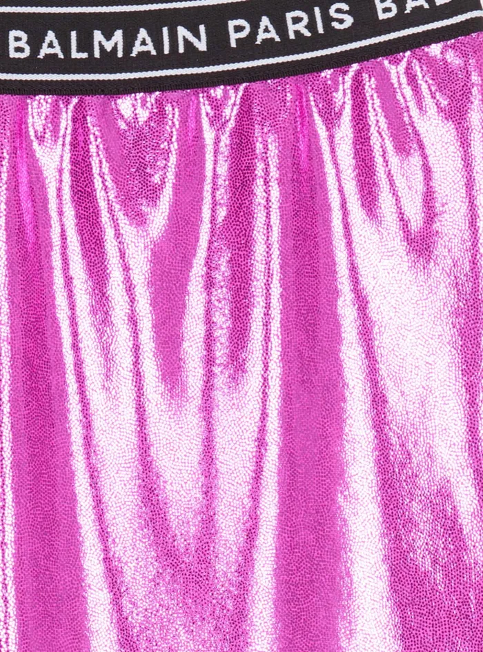 Sport Leggings Pink Kids Balmain