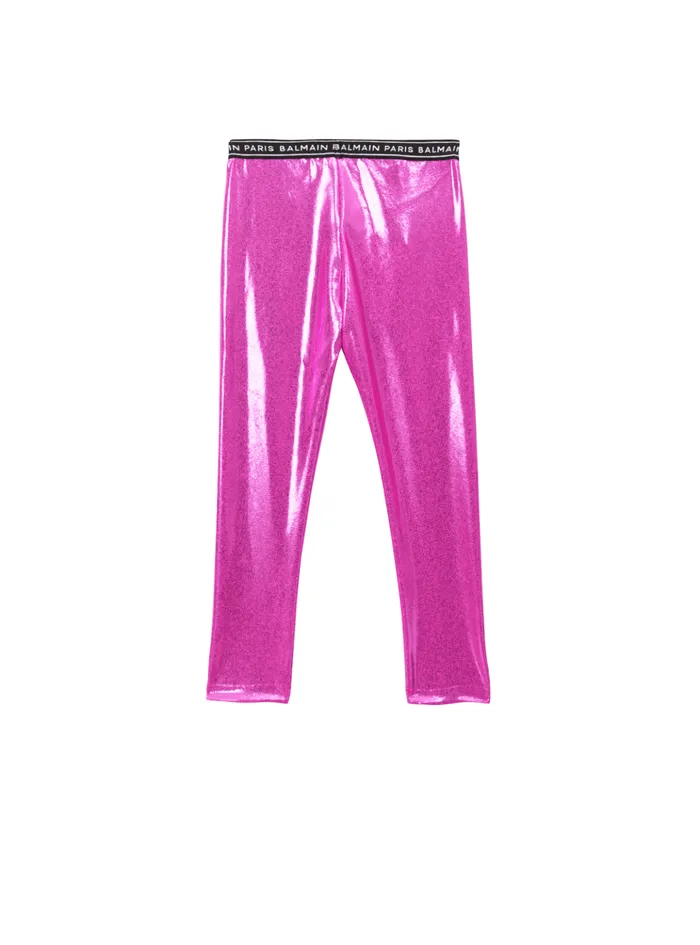 Sport Leggings Pink Kids Balmain