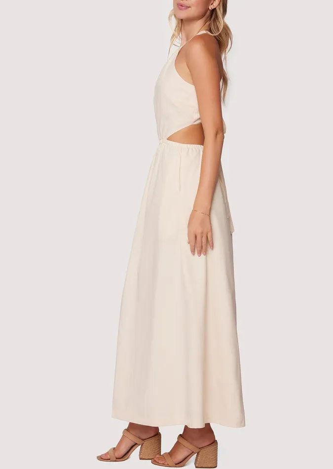 Sunny Business Maxi Dress Offwhite Women Lost Wander Dresses