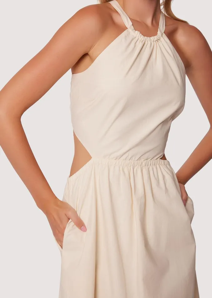 Sunny Business Maxi Dress Offwhite Women Lost Wander Dresses