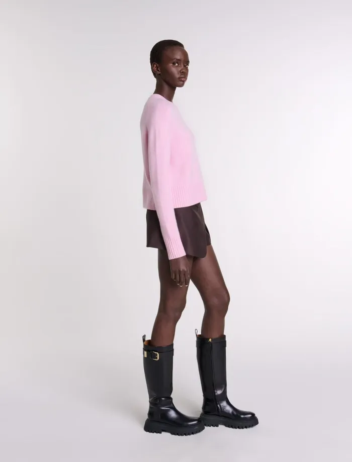Sweaters and Cardigans Women Maje Cashmere Jumper Pale Pink