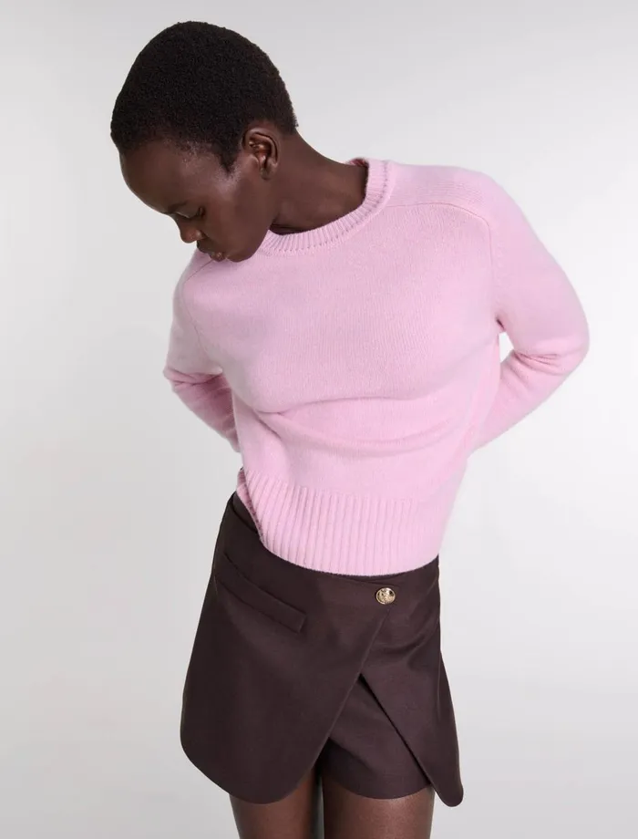 Sweaters and Cardigans Women Maje Cashmere Jumper Pale Pink