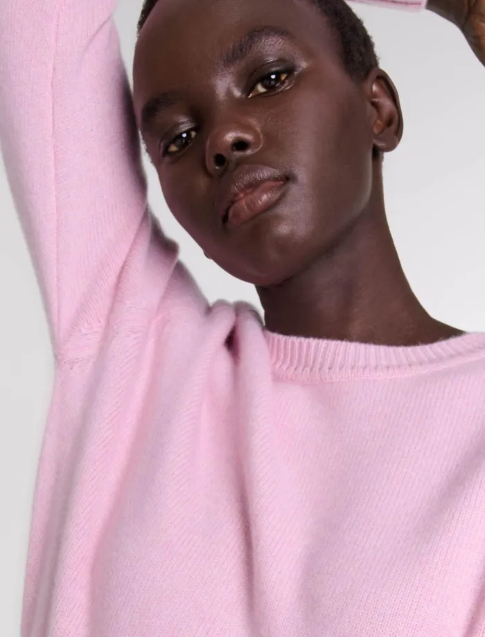 Sweaters and Cardigans Women Maje Cashmere Jumper Pale Pink