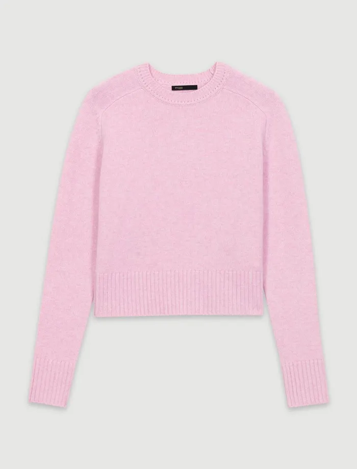 Sweaters and Cardigans Women Maje Cashmere Jumper Pale Pink