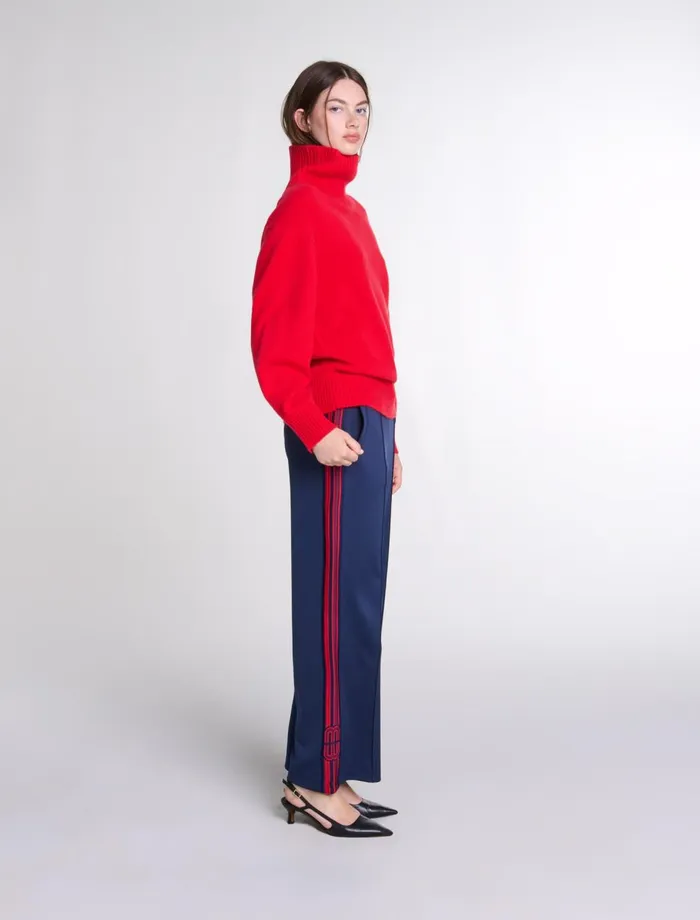 Sweaters and Cardigans Women Maje HighNeck Cashmere Jumper Red