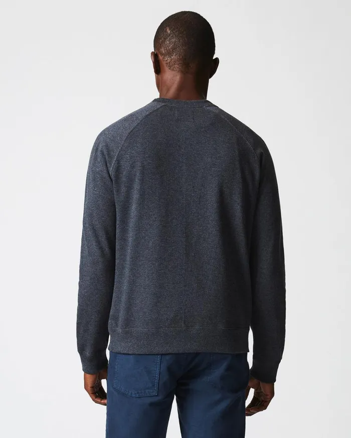 Sweaters and Sweatshirts Men Billy Reid Football Crew Grey