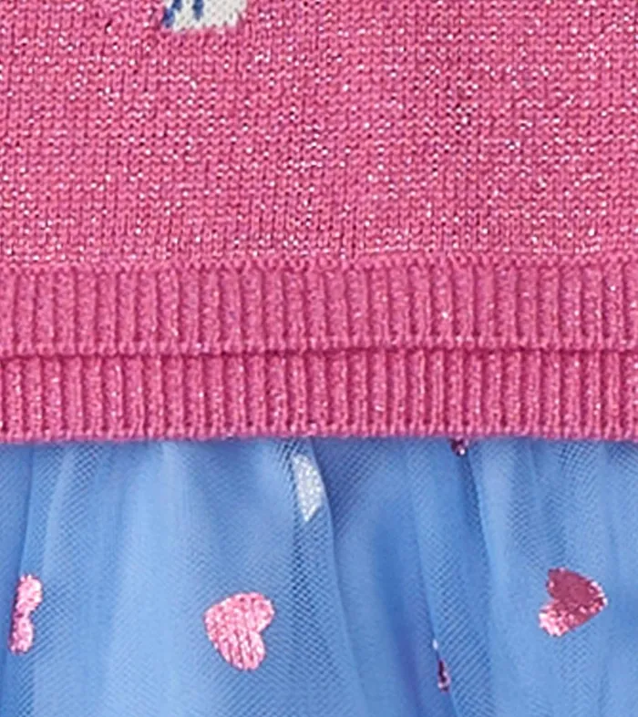 Sweaters Baby and Toddler Hatley Baby and Toddler Girls French Bulldogs Drop Waist Sweater Dress