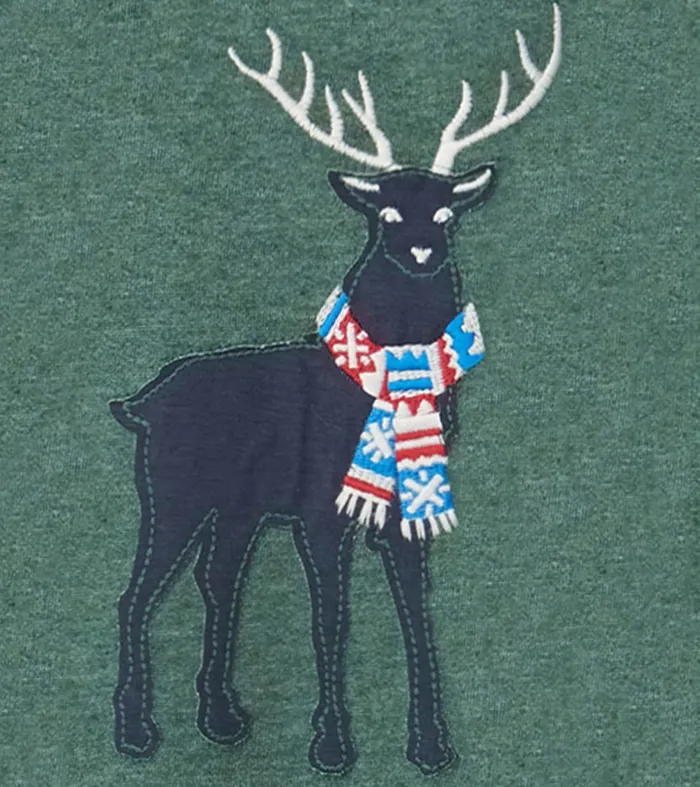 Sweaters Baby and Toddler Hatley Holiday Stag Pullover Sweatshirt