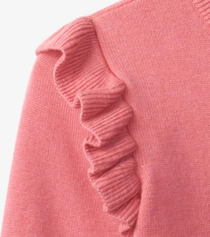 Sweaters Baby and Toddler Hatley Striped Heart Ruffle Sleeve Sweater