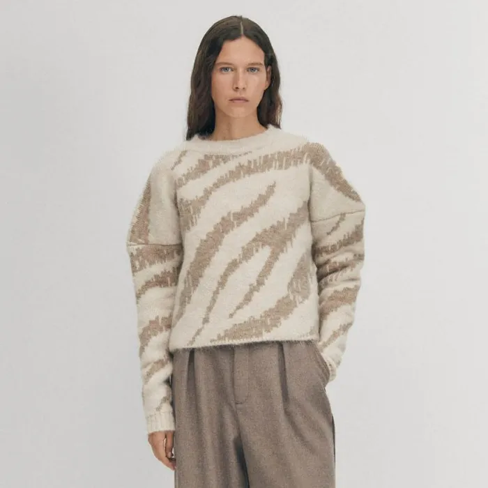 Sweaters Cardigans Women ALOHAS Malmo Ecru