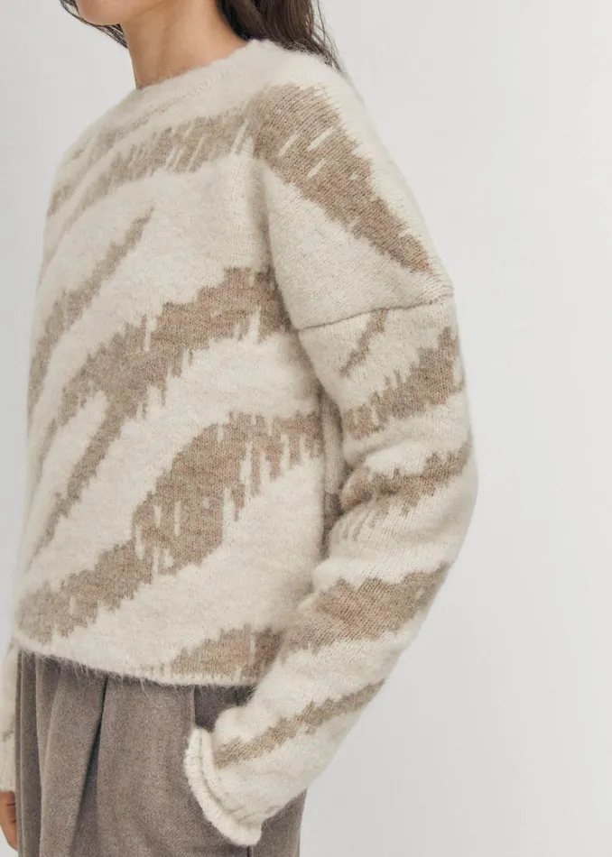 Sweaters Cardigans Women ALOHAS Malmo Ecru