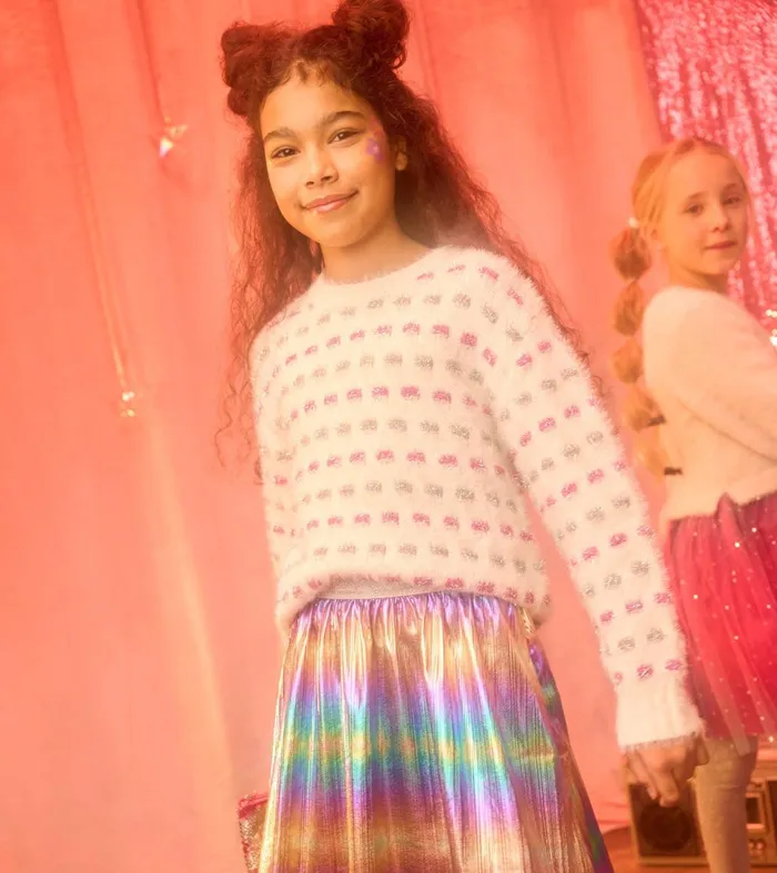 Sweaters Girls Hatley Girls Basket Weave Sweater Tunic