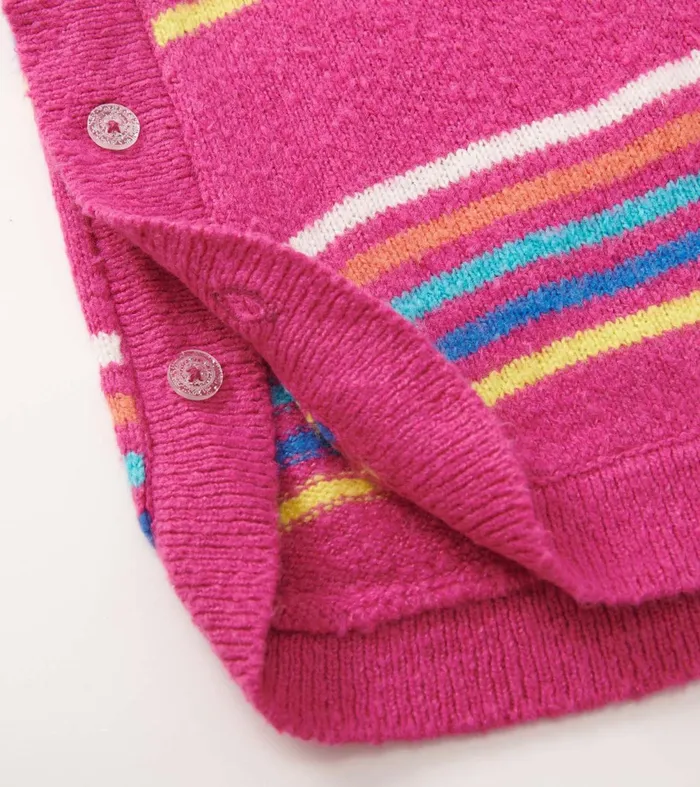 Sweaters Girls Hatley Girls Rainbow Stripes Sweater Tunic