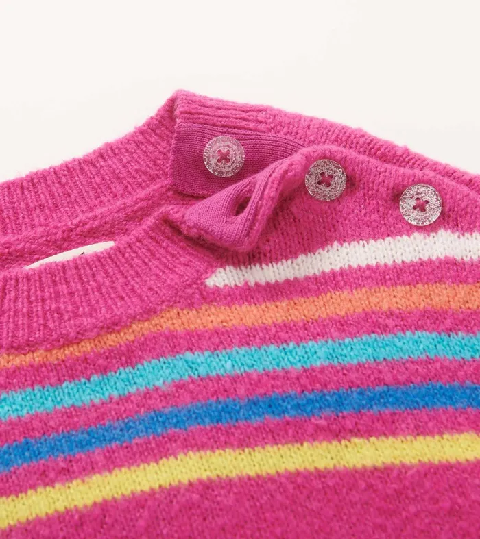 Sweaters Girls Hatley Girls Rainbow Stripes Sweater Tunic