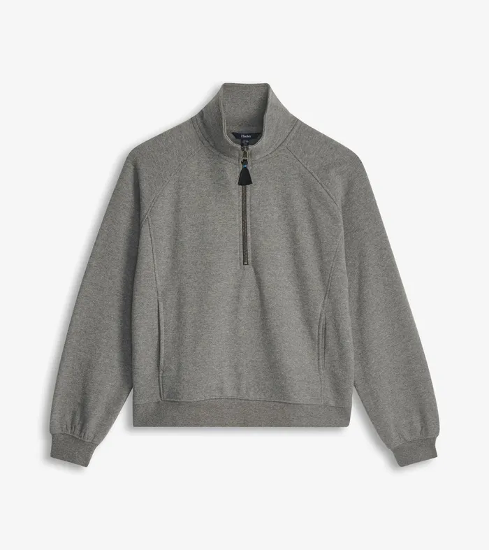 Sweaters Women Hatley Mock Neck Pullover 8211 Charcoal Heather