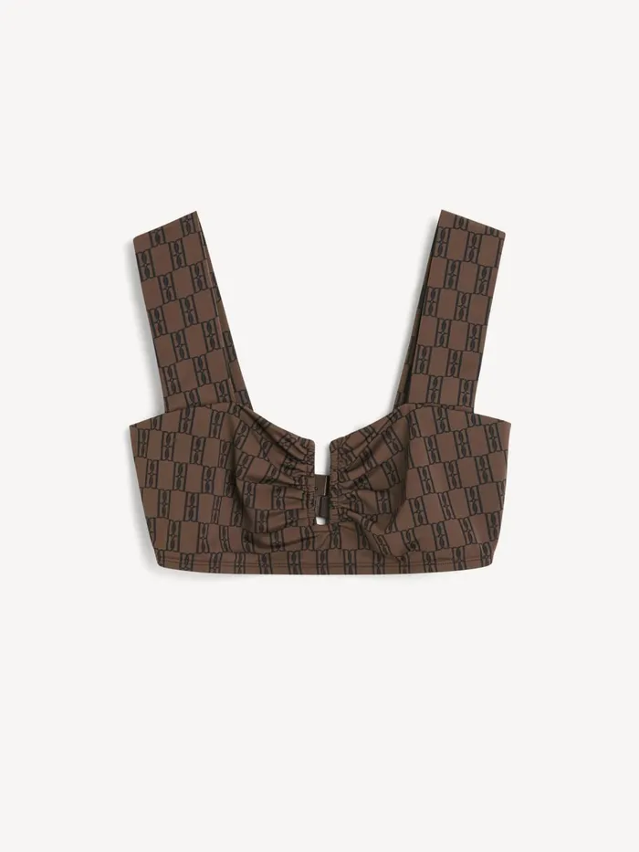 Swimwear Women By Malene Birger Belira Bikini Top Dark Mahogany