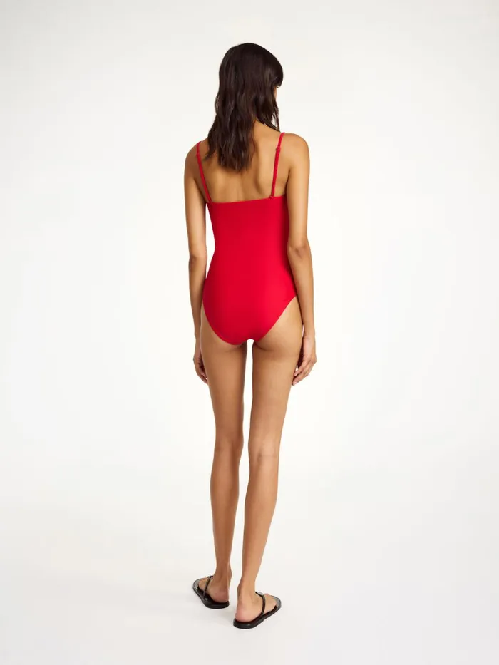 Swimwear Women By Malene Birger Cocesa Swimsuit Dark Chilli Swimwear Women By Malene Birger Cocesa Swimsuit Dark Chilli