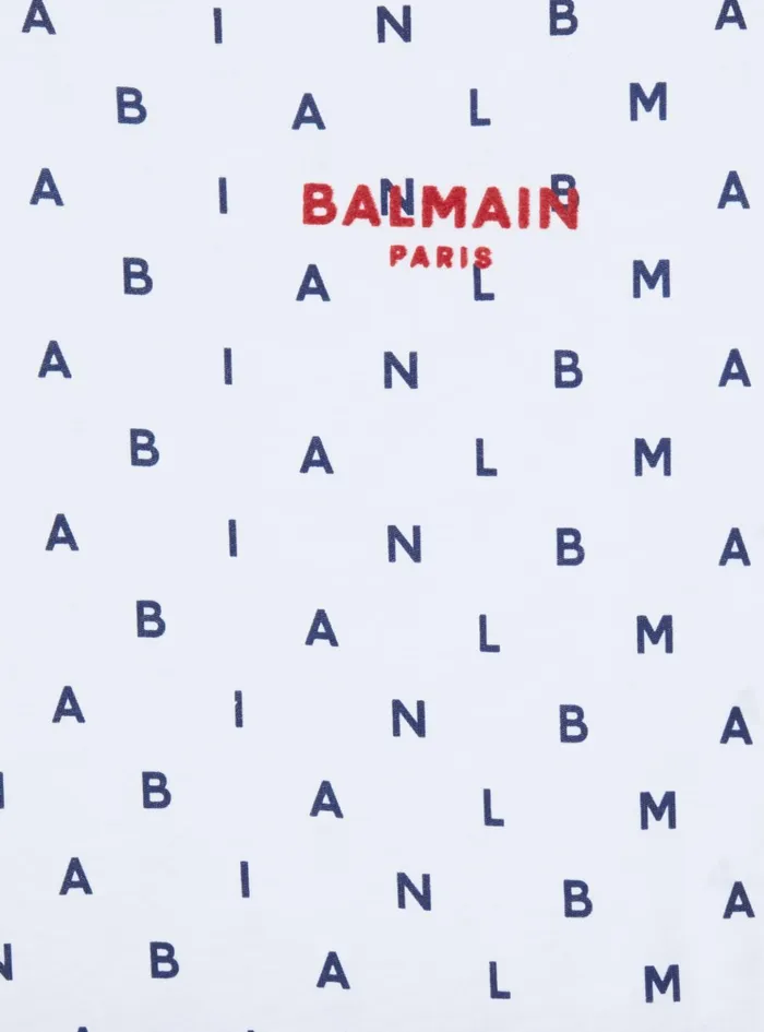 Tshirt Dress White Kids Balmain