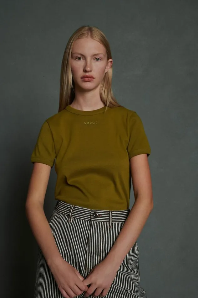 TShirts and Sweatshirts Women Soeur ARISTIDE TEESHIRT Khaki